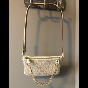 Michael Kors belt bag with chain